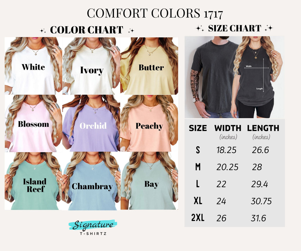 Preppy Coastal Nautical Beach Comfort Colors® Tee
