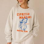 Retro Espresso Martini Crewneck Sweatshirt