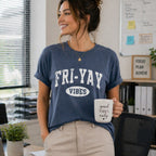 Fri-Yay Vibes Friday Comfort Colors® Shirt