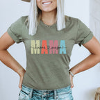 Personalized Mama Shirt, Custom Mama with Kids Names TShirt, Mother's Day Gift, Gift for New Mom
