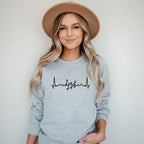 Music Teacher Heartbeat Sweatshirt, Musical Notes Crewneck, Gift for Musician