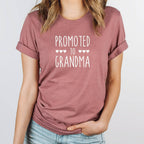 Promoted to Grandma Shirt, Gift for New Grandma, New Granny Graphic Tee, Grandma Tee
